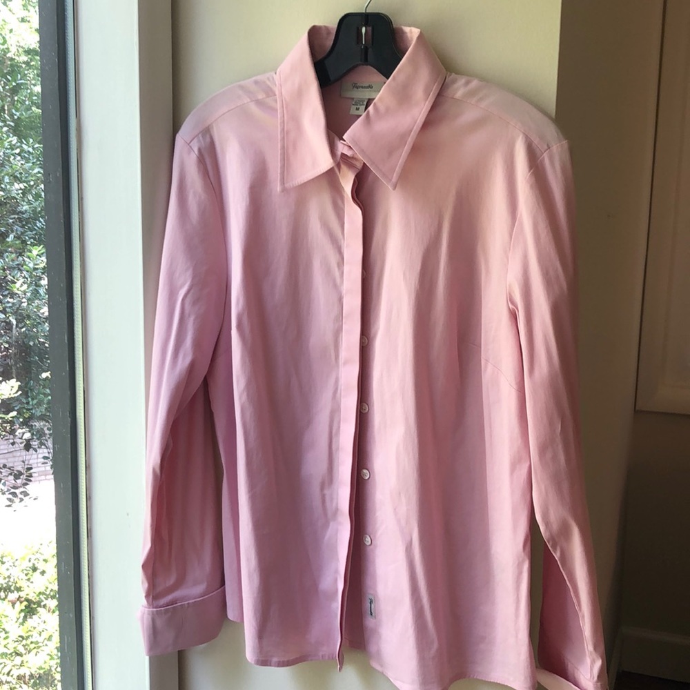 Pink Nordstrom Faconnable button down
